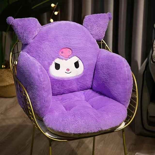 Perssia KawaiiPlush Oversized Anime Seat Cushion — Cinnamoroll • My Melody • Kuromi