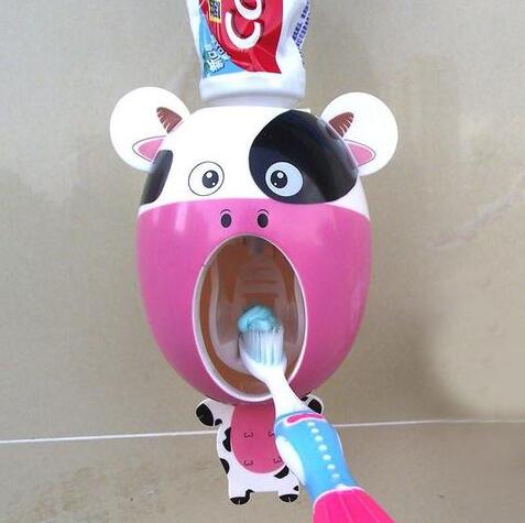 Perssia SmileBuddy™ — Toothpaste Dispenser &amp; Cartoon Toothbrush Holder - PERSSIA