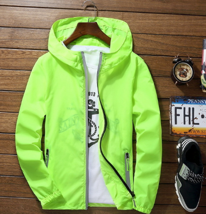 Perssia UrbanGlow™ Reflective Jacket Unisex Jackets, Student Class Jackets, ReflectiveCouple Coats - PERSSIA