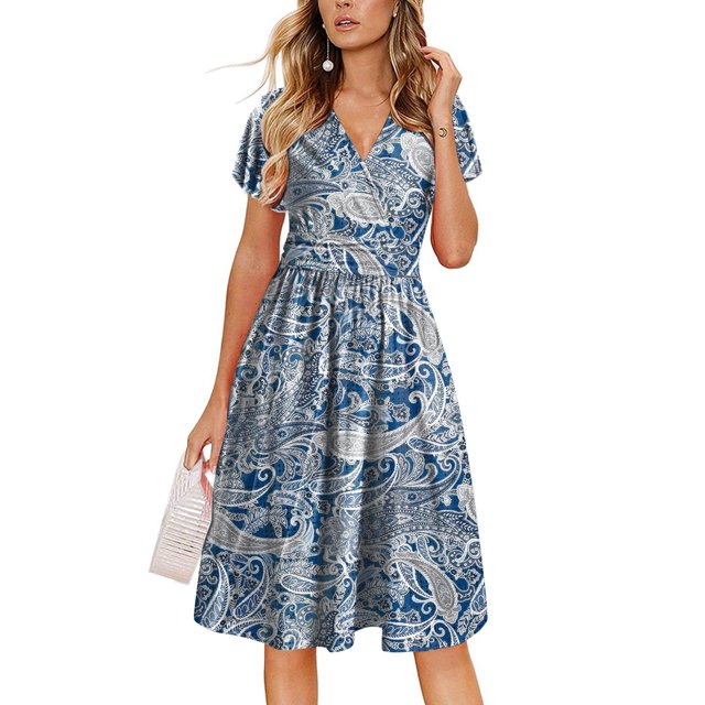 Perssia CashewBloom™ Floral Summer Dress - PERSSIA