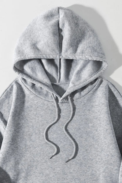 Gray hoodie on a white background