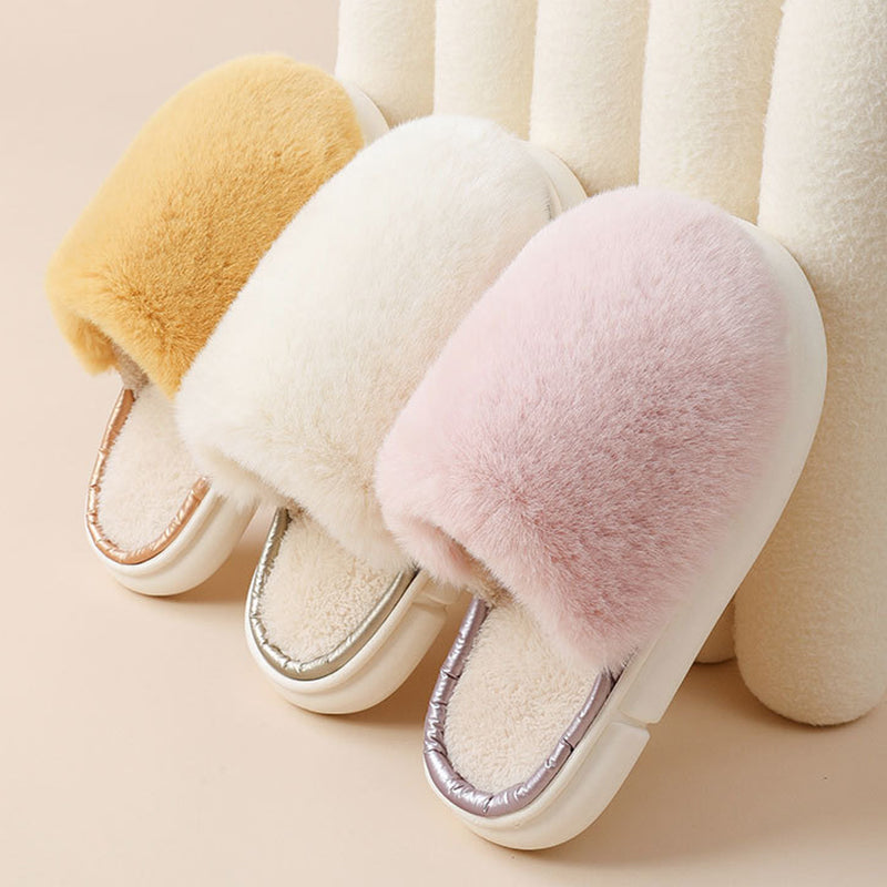 Perssia BunnyPlush™ Winter Slippers — Ultra‑Soft Faux Rabbit Fur House Shoes - PERSSIA