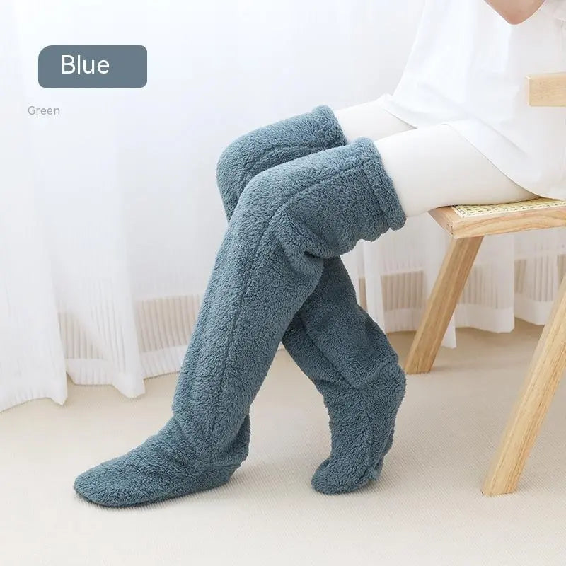 Perssia FuzzKnee™ Over‑Knee Warm Socks — Ultra‑Soft Winter Comfort - PERSSIA
