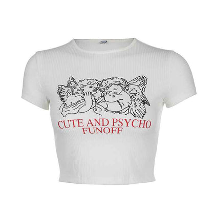 Celestia AngelForm Crop Tee — Soft • Sculpted • Everyday Feminine Fit