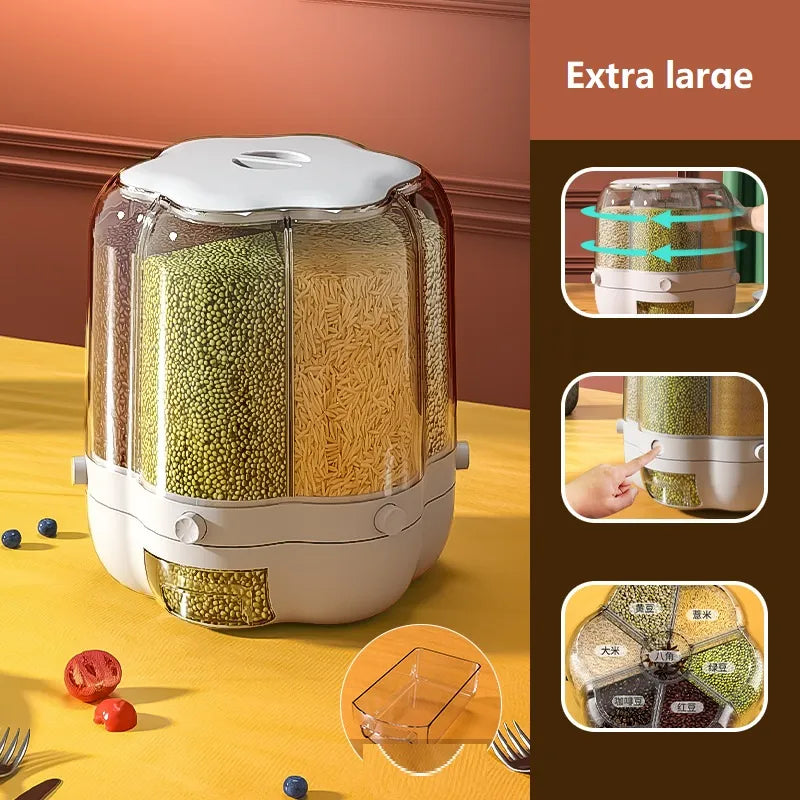 Perssia SpinStore™ Rotating Grain Dispenser - PERSSIA