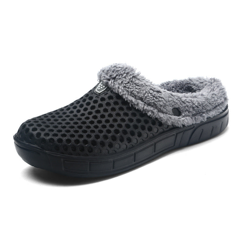 ✨ Perssia PlushGarden™ Fuzzy Clog Slippers — Indoor Comfort, Outdoor Freedom Fuzzy Plush Garden Clogs Indoor Couple Slippers - PERSSIA