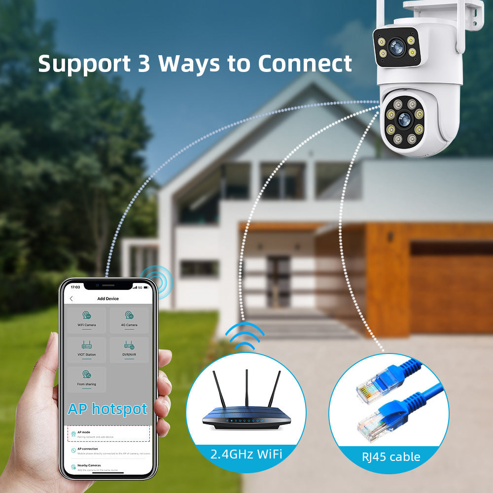 Perssia StormGuard™ 6MP Wireless Outdoor Surveillance Camera - PERSSIA