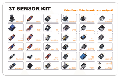 Perssia TechLab™ 37‑in‑1 Multi‑Sensor Engineering Kit - PERSSIA