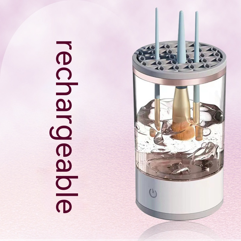 Perssia CleanSpin Brush Cleaner — Rechargeable Makeup Brush Cleaner • Fast • Hygienic • Effortless