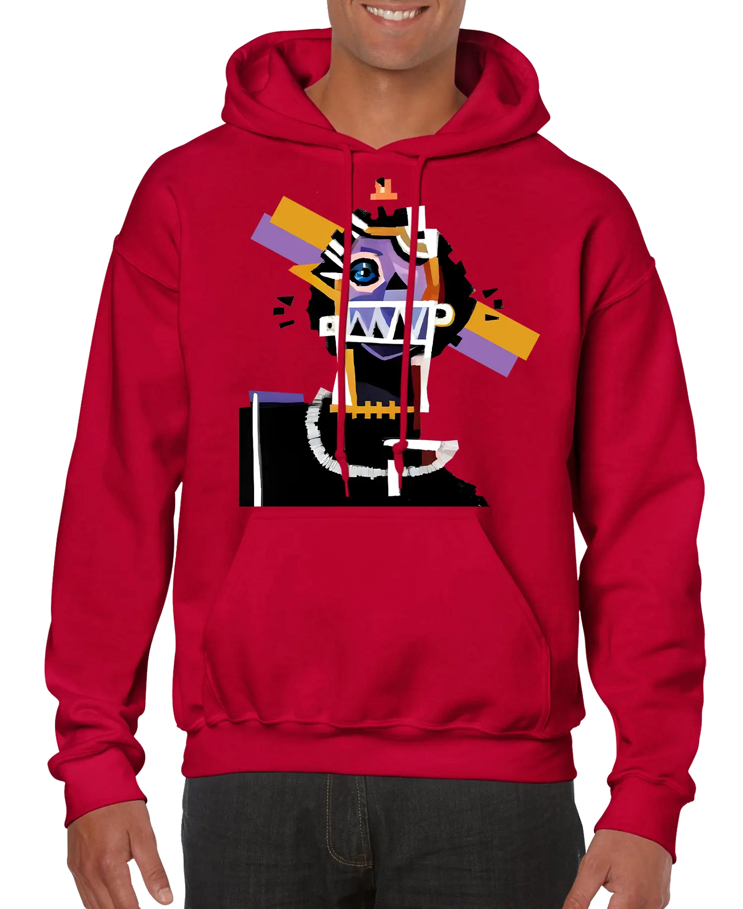 Neocubism Artwork Men Hoodie