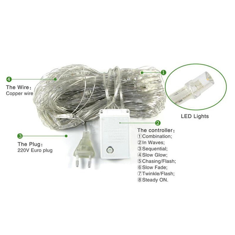 Perssia StarryGlow™ Christmas LED String Lights - Decorative Starry Lights - PERSSIA