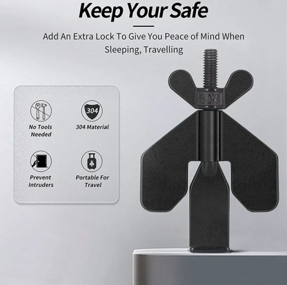 Perssia TravelGuard™ — Portable Hotel Door Lock &amp; Self‑Defense Door Stopper - PERSSIA