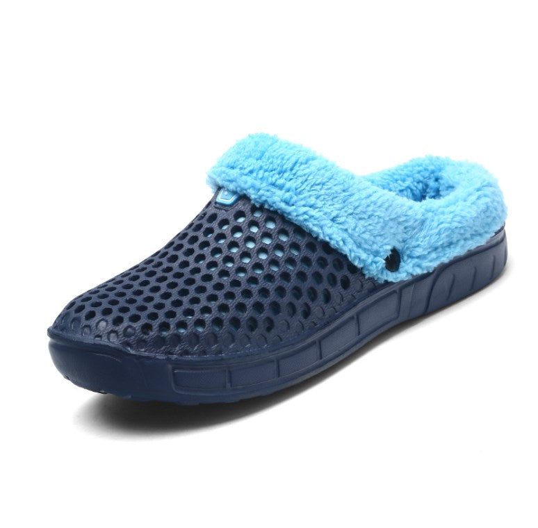 ✨ Perssia PlushGarden™ Fuzzy Clog Slippers — Indoor Comfort, Outdoor Freedom Fuzzy Plush Garden Clogs Indoor Couple Slippers - PERSSIA