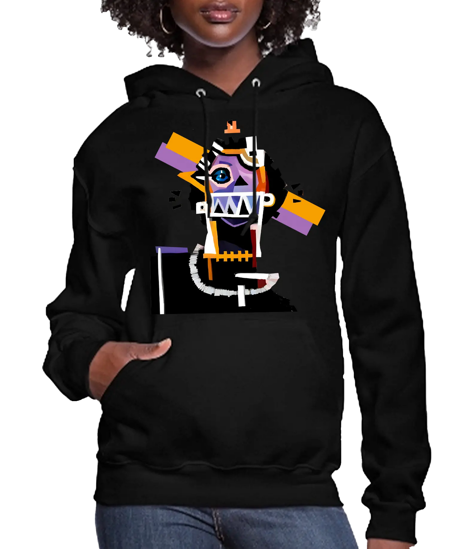 Neocubism Artwork Women Hoodie