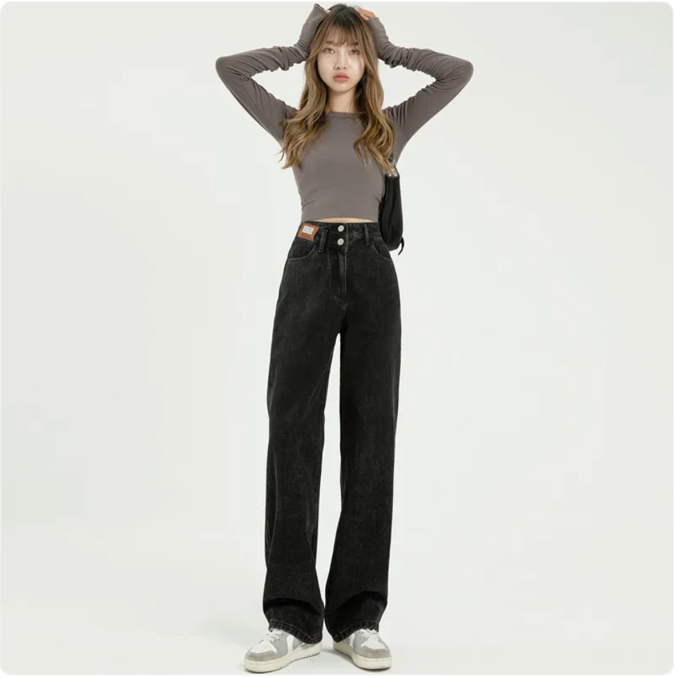 Perssia VintageRise™ Wide Leg Jeans Women's High Waist - PERSSIA