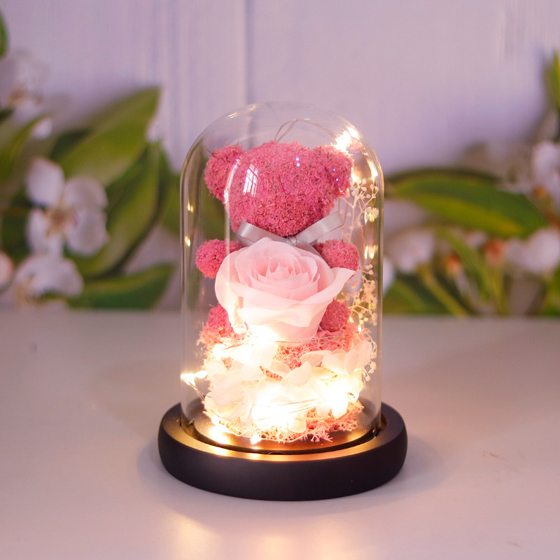 Perssia EternalGlow™ Rose & Teddy Gift Box with LED Lights - PERSSIA