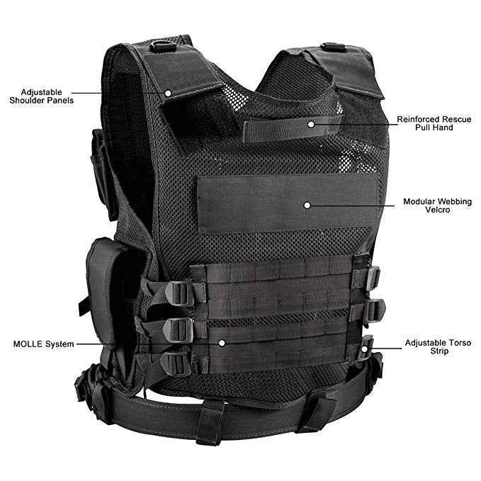 Perssia Survival Tactical Vest — Outdoor Adventure & Utility Gear