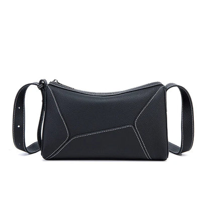 Genuine Leather Woman Bag Cowhide Shoulder Bag Soft Leather Minimalist Luxury Bags Womens High Quality 2025 Ladies Bags Handbag