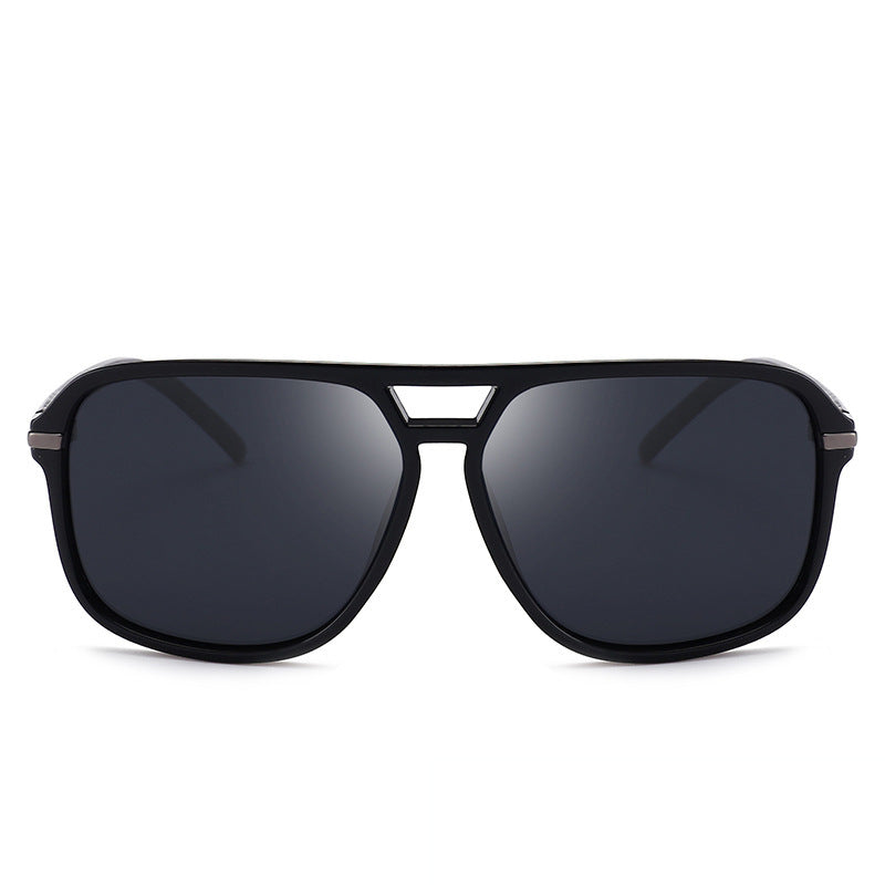 Perssia RetroShield™ Polarized Sunglasses Men's Sunglasses with Double Bridge - PERSSIA