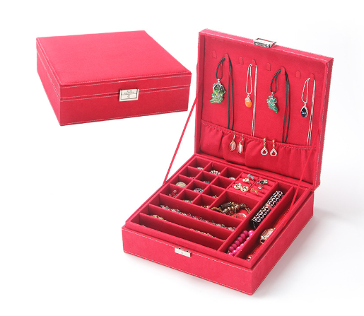 Perssia LuxeVault™ Jewelry Box — Lockable Organizer with Removable Tray Elegant protection. Timeless organization. Designed for your most treasured pieces. - PERSSIA