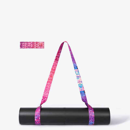 Perssia VibrantFlow™ Digital Yoga Mat Strap — ColorPrint Tie‑Down Carrier