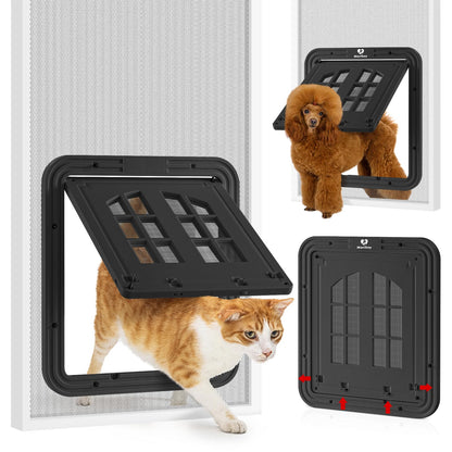 Perssia PurrPass™ 4‑Way Lockable Cat Screen Door - PERSSIA