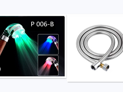 Perssia GlowRain™ LED Color‑Changing Shower Head - PERSSIA