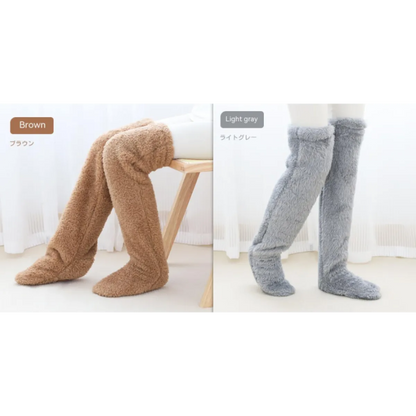 Perssia FuzzKnee™ Over‑Knee Warm Socks — Ultra‑Soft Winter Comfort - PERSSIA