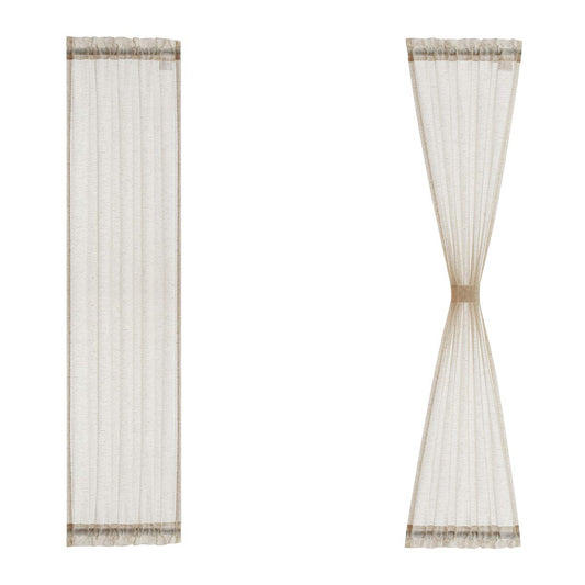 Perssia LinenGlow™ 72" Sidelight French Door Curtains - PERSSIA