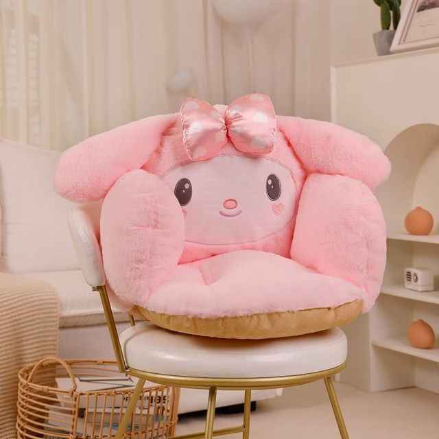 Perssia KawaiiPlush Oversized Anime Seat Cushion — Cinnamoroll • My Melody • Kuromi