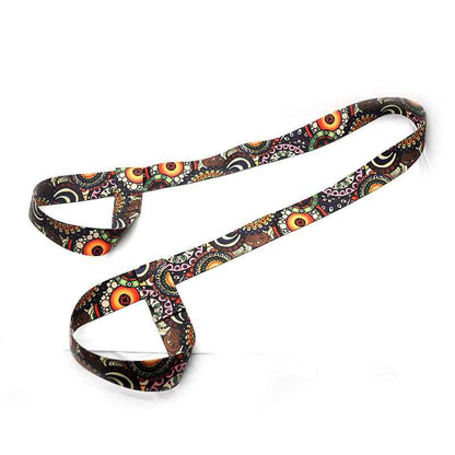 Perssia VibrantFlow™ Digital Yoga Mat Strap — ColorPrint Tie‑Down Carrier