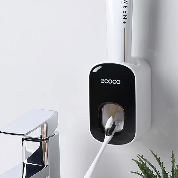 Perssia AutoBrush™ Wall Toothpaste Dispenser Set Wall-Mounted Automatic Toothpaste Dispenser - PERSSIA