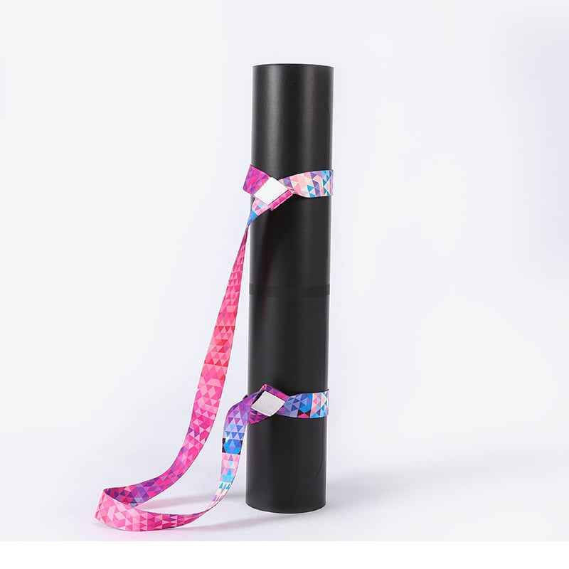 Perssia VibrantFlow™ Digital Yoga Mat Strap — ColorPrint Tie‑Down Carrier