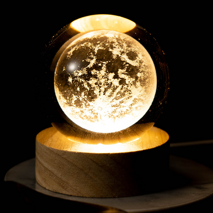 Perssia AstroGlobe™ — 3D Solar System Crystal Ball Lamp (7‑Color LED) - PERSSIA