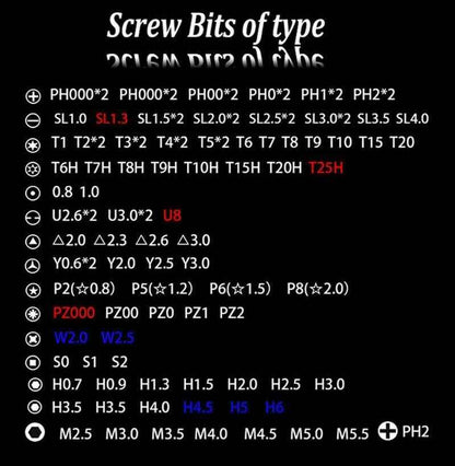 Perssia PrecisionPro 117‑in‑1 Magnetic Repair Kit — 117PCS Set for Apple Devices