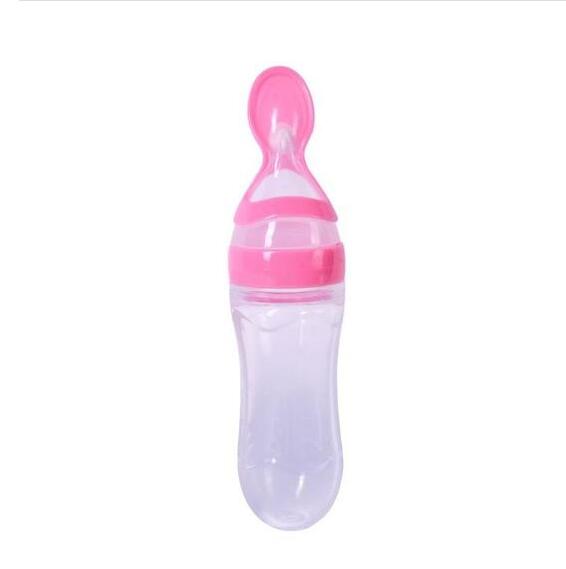 Perssia BabyEase™ — Silicone Feeding Bottle &amp; Rice Cereal Spoon Set - PERSSIA