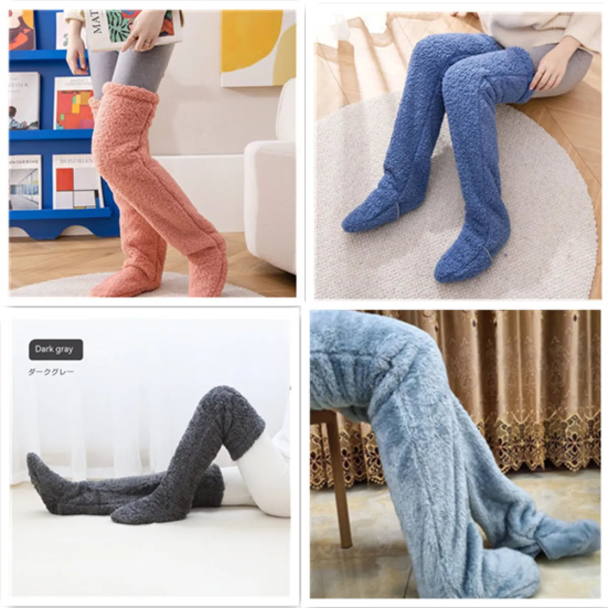 Perssia FuzzKnee™ Over‑Knee Warm Socks — Ultra‑Soft Winter Comfort - PERSSIA