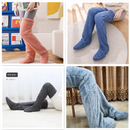 Perssia FuzzKnee™ Over‑Knee Warm Socks — Ultra‑Soft Winter Comfort - PERSSIA
