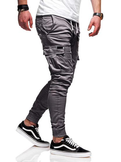 Men's Casual Joggers Pants Sweatpants Cargo Combat Loose Sport Workout Trousers-US