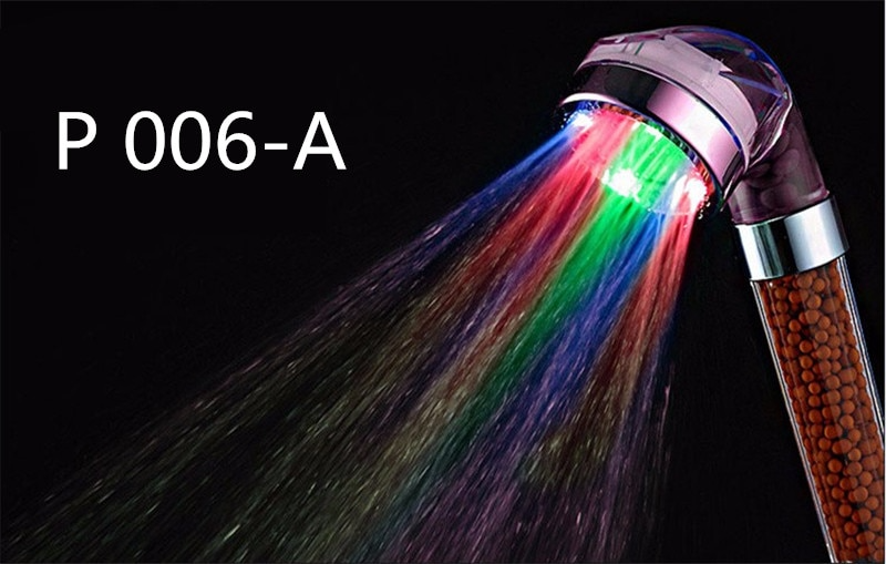 Perssia GlowRain™ LED Color‑Changing Shower Head - PERSSIA