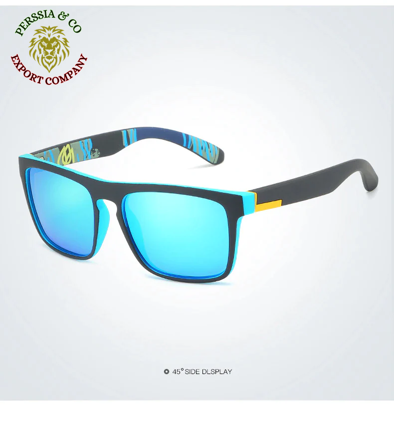 Square Polarized Sunglasses for Men Women Outdoor Sports Driving Glasses Golfing
