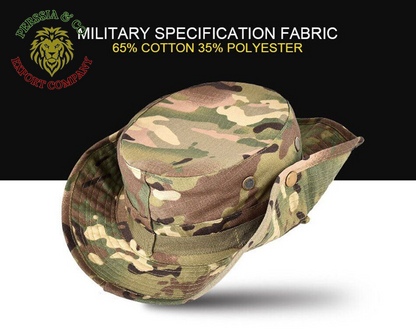 Boonie Bucket Hats Outdoor Fishing Hunting Wide Brim Mesh Camo Safari Sun Cap