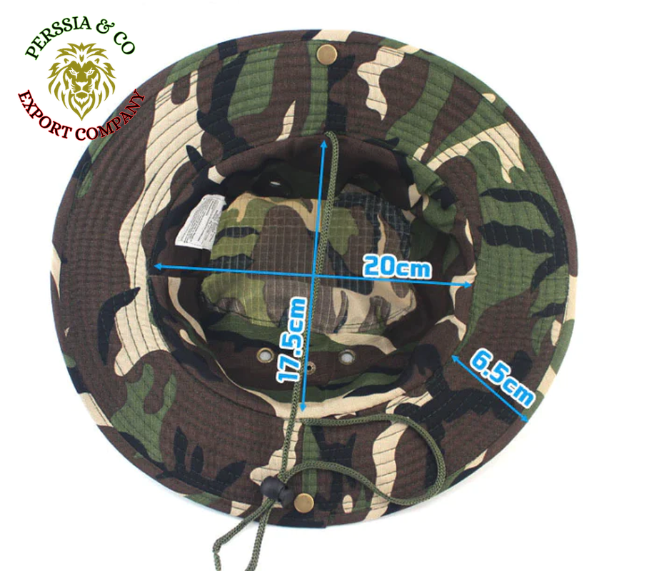 Boonie Bucket Hats Outdoor Fishing Hunting Wide Brim Mesh Camo Safari Sun Cap