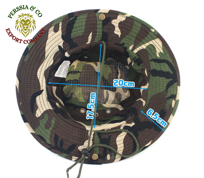 Boonie Bucket Hats Outdoor Fishing Hunting Wide Brim Mesh Camo Safari Sun Cap