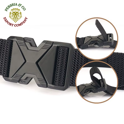 The New Men'S 125Cm Buckle Belt Nylon Braided Lightweight Breathable Daily Commuter Men'S Belt