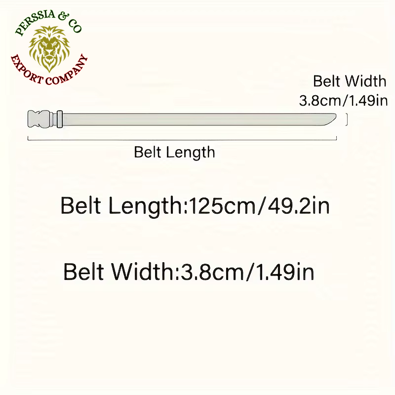 The New Men'S 125Cm Buckle Belt Nylon Braided Lightweight Breathable Daily Commuter Men'S Belt