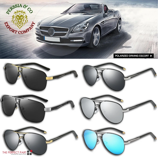 Mens Polarized Pilot Sunglasses Outdoor Driving UV400 Sun Glasses Sport Eyewear